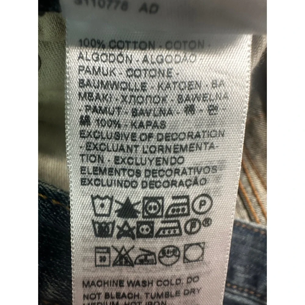 Levis‎ 559 Relaxed Straight Jeans 40x30 Dark Wash Blue Denim Casual Pants